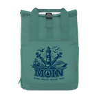 Rucksack mit Seitentasche   "MOIN Leuchtturm" #499 Gr. S