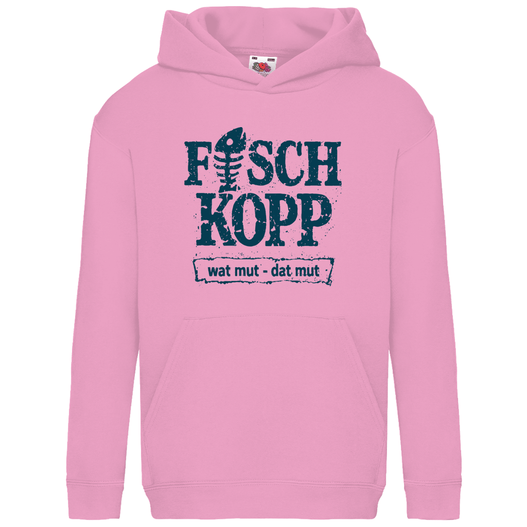 Hoodie Kinder  "FISCHKOPP" #560 - einseitiger Druck
