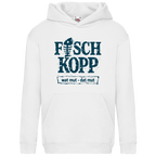 Hoodie Kinder  "FISCHKOPP" #560 - einseitiger Druck