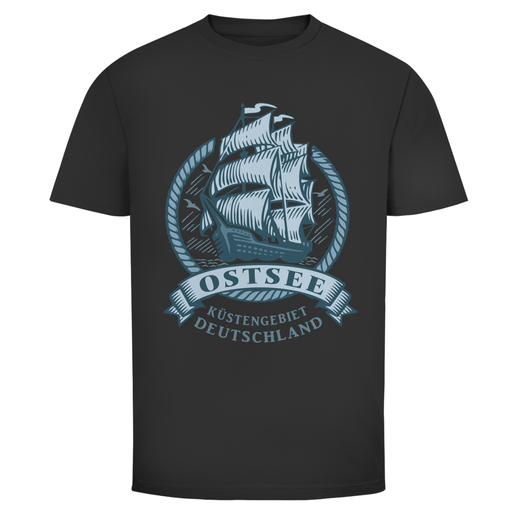 T-Shirt unisex "Ostsee Segelschiff" #462 - einseitiger Druck