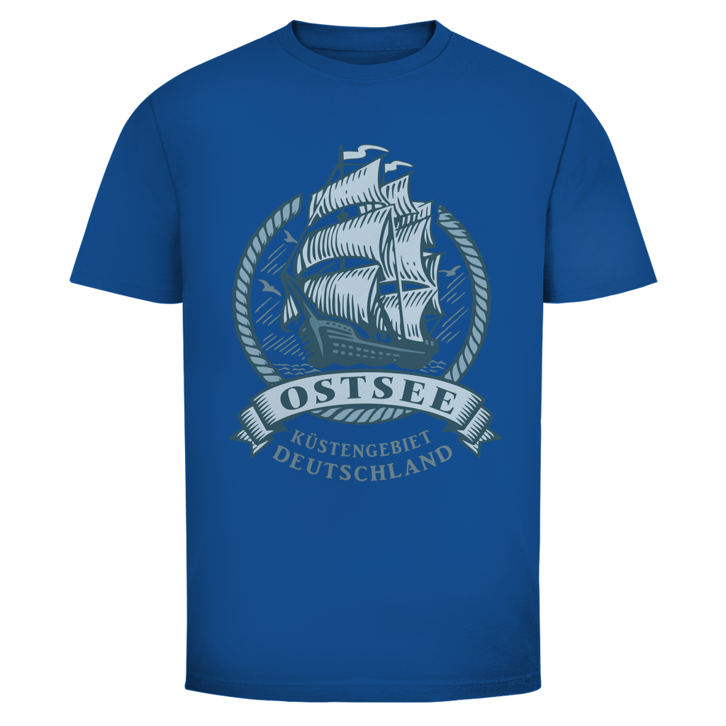 T-Shirt unisex "Ostsee Segelschiff" #462 - einseitiger Druck