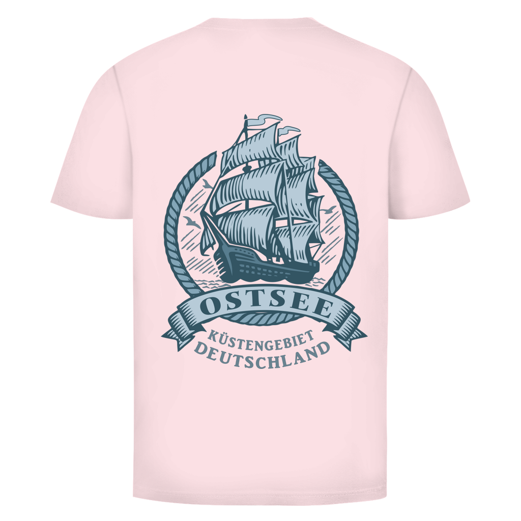 T-Shirt unisex  "Ostsee Segelschiff" #462 - beidseitiger Druck