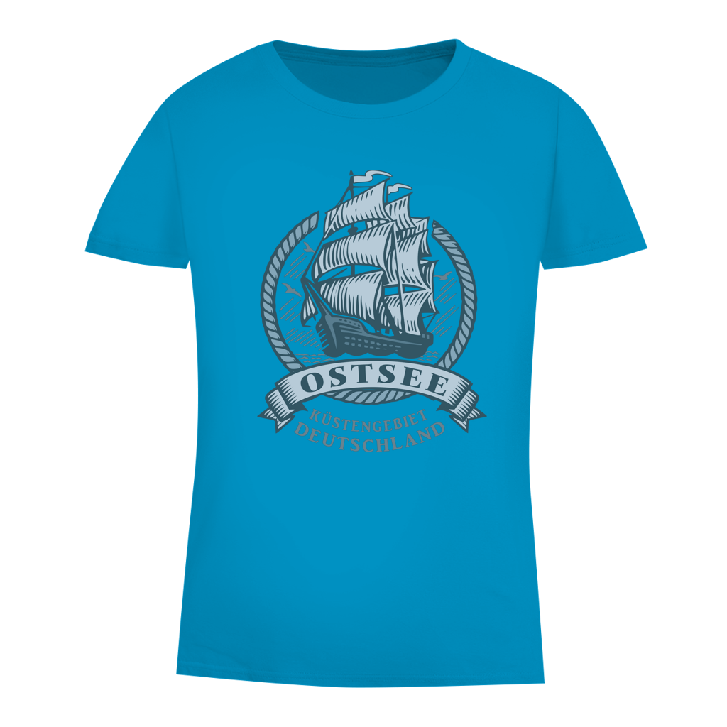 T-Shirt Damen  "Ostsee Segelschiff" #462