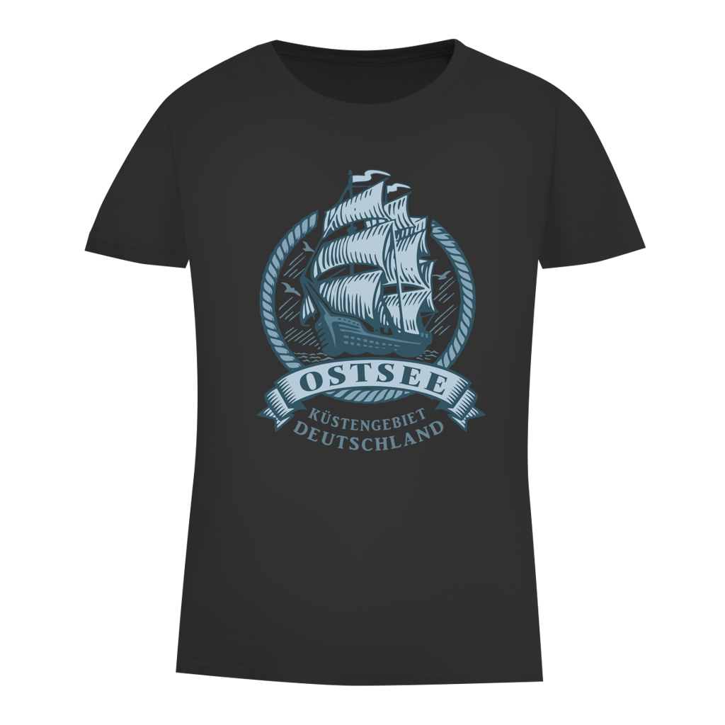 T-Shirt Damen  "Ostsee Segelschiff" #462