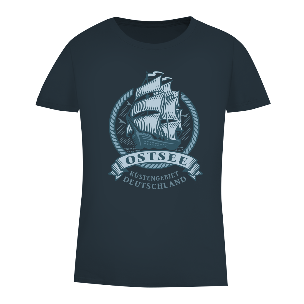 T-Shirt Damen  "Ostsee Segelschiff" #462