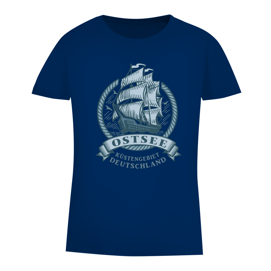 T-Shirt Damen  "Ostsee Segelschiff" #462