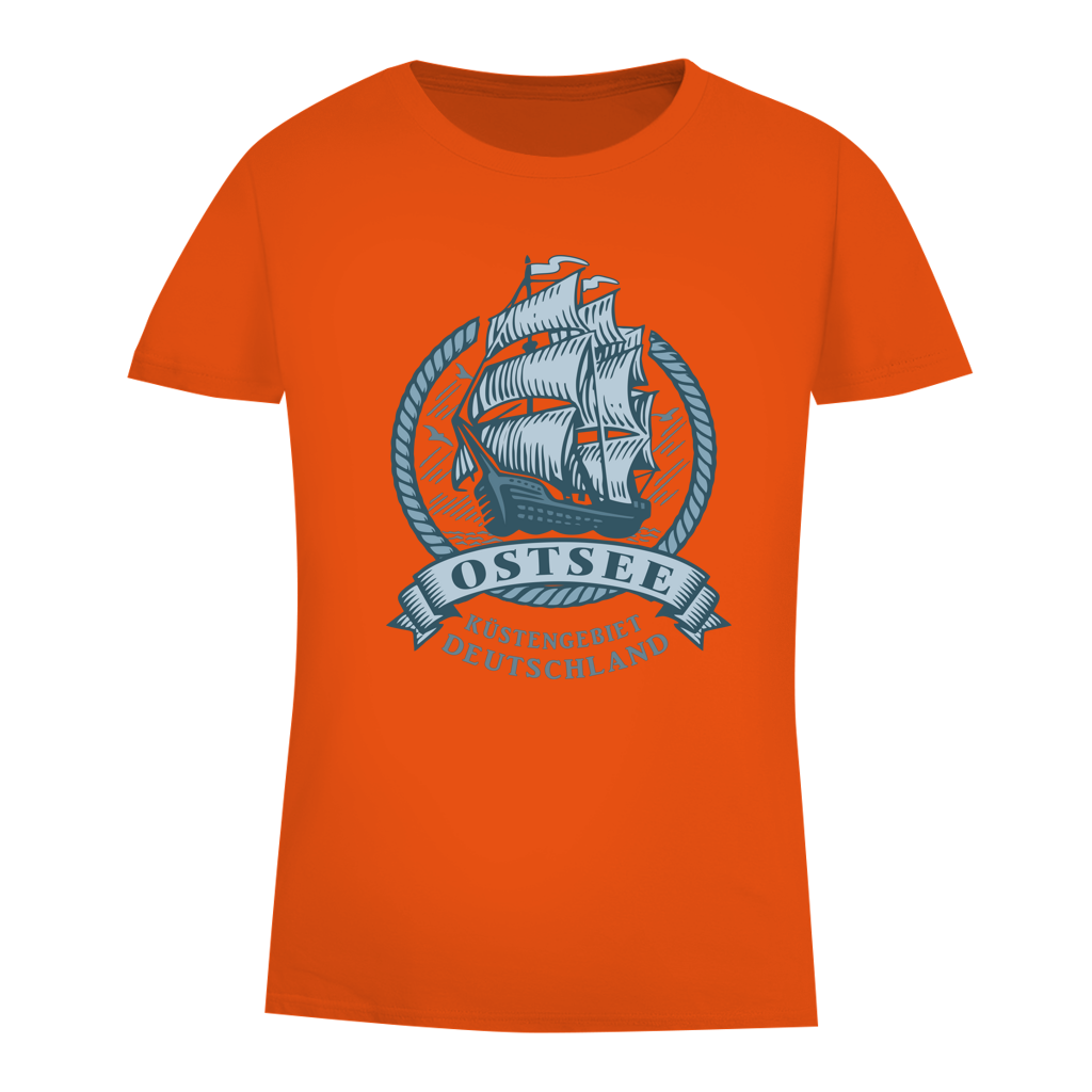 T-Shirt Damen  "Ostsee Segelschiff" #462