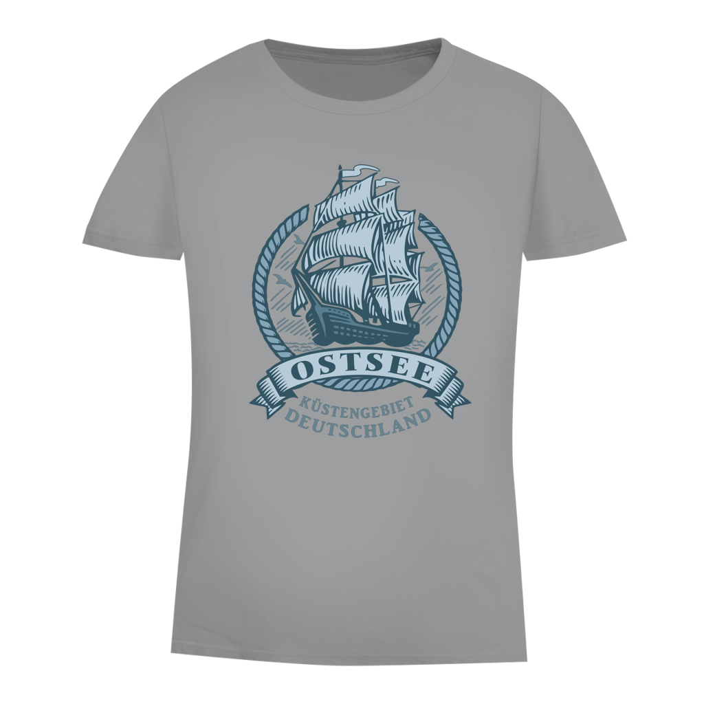 T-Shirt Damen  "Ostsee Segelschiff" #462
