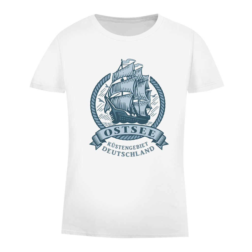 T-Shirt Damen  "Ostsee Segelschiff" #462
