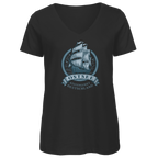 T-Shirt Damen V-Neck  "Ostsee Segelschiff" #462