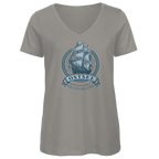 T-Shirt Damen V-Neck  "Ostsee Segelschiff" #462