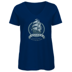 T-Shirt Damen V-Neck  "Ostsee Segelschiff" #462