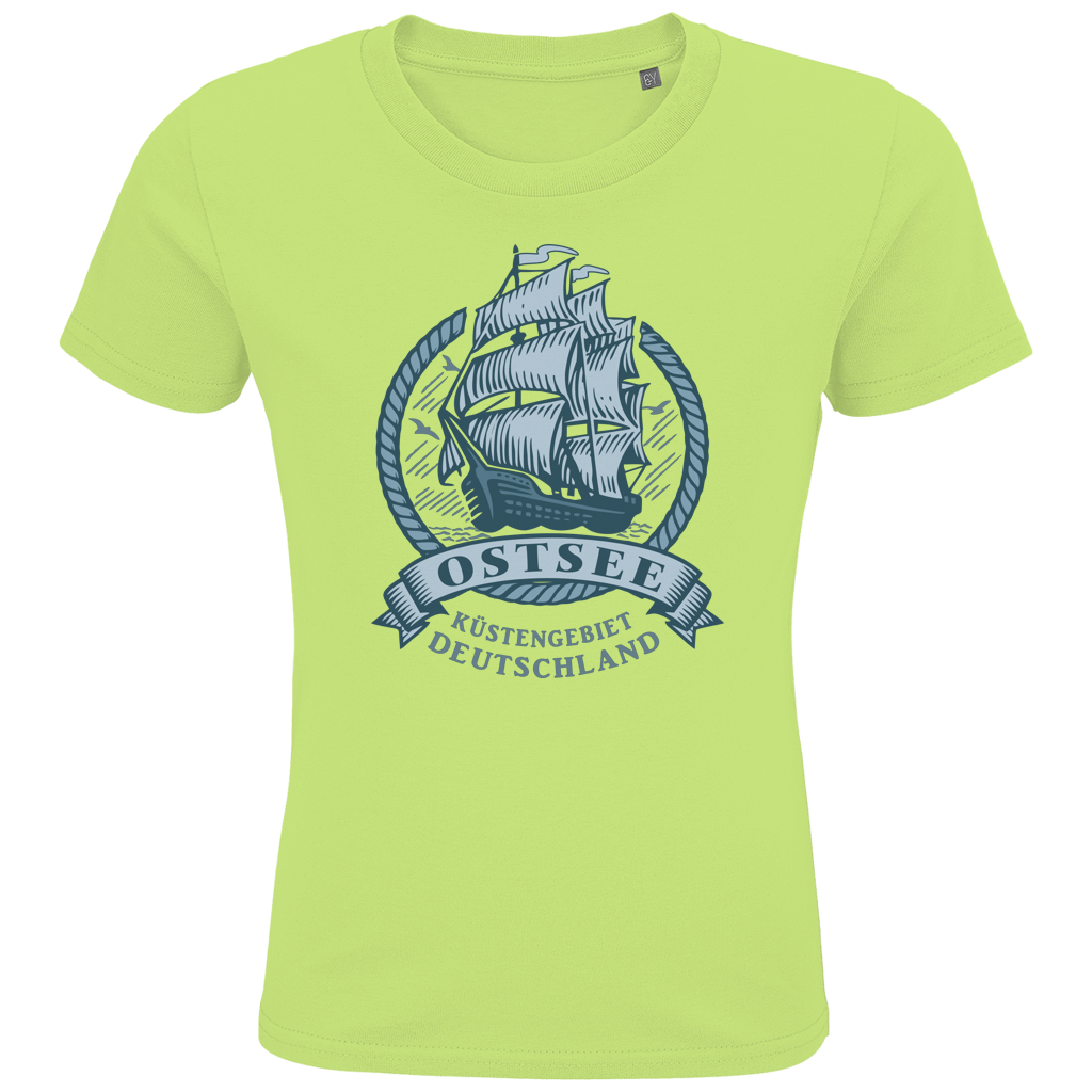 T-Shirt Kinder  "Ostsee Segelschiff" #462  einseitiger Druck