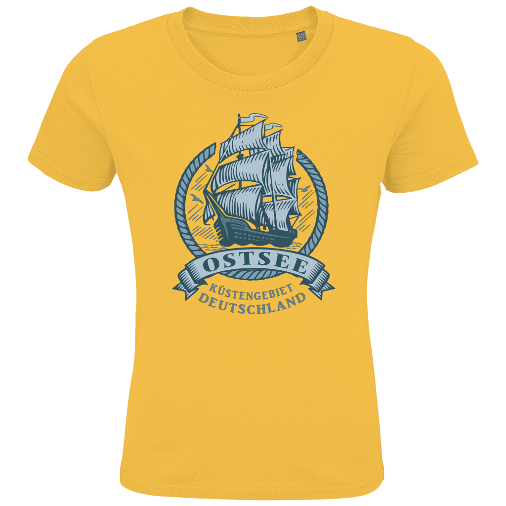 T-Shirt Kinder  "Ostsee Segelschiff" #462  einseitiger Druck