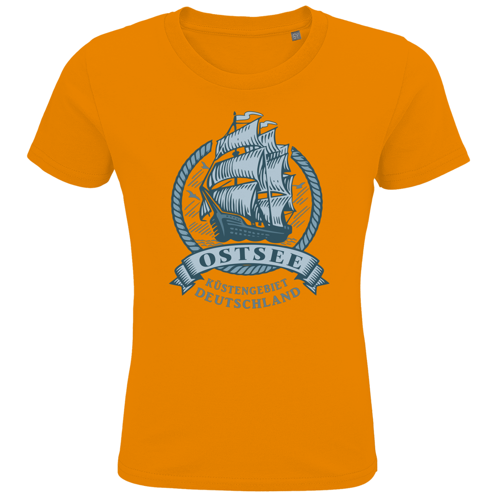 T-Shirt Kinder  "Ostsee Segelschiff" #462  einseitiger Druck