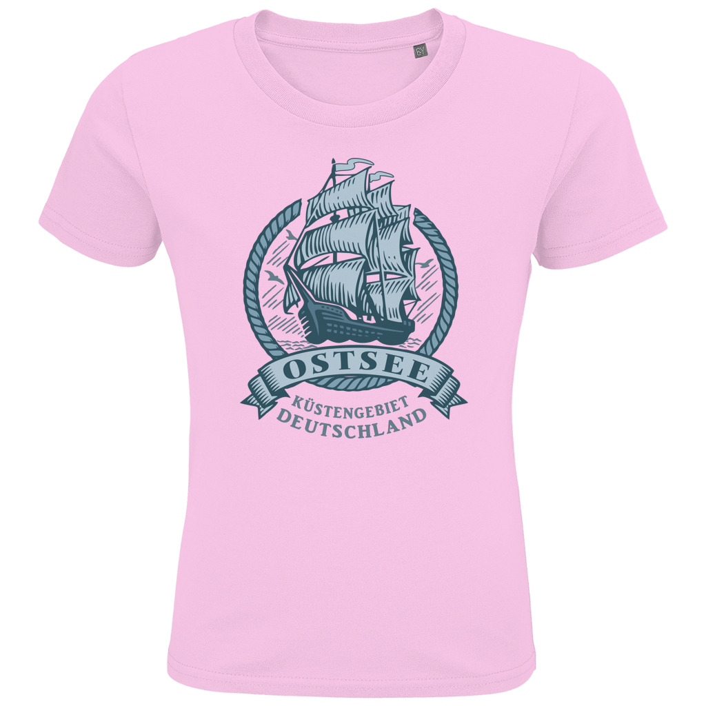 T-Shirt Kinder  "Ostsee Segelschiff" #462  einseitiger Druck