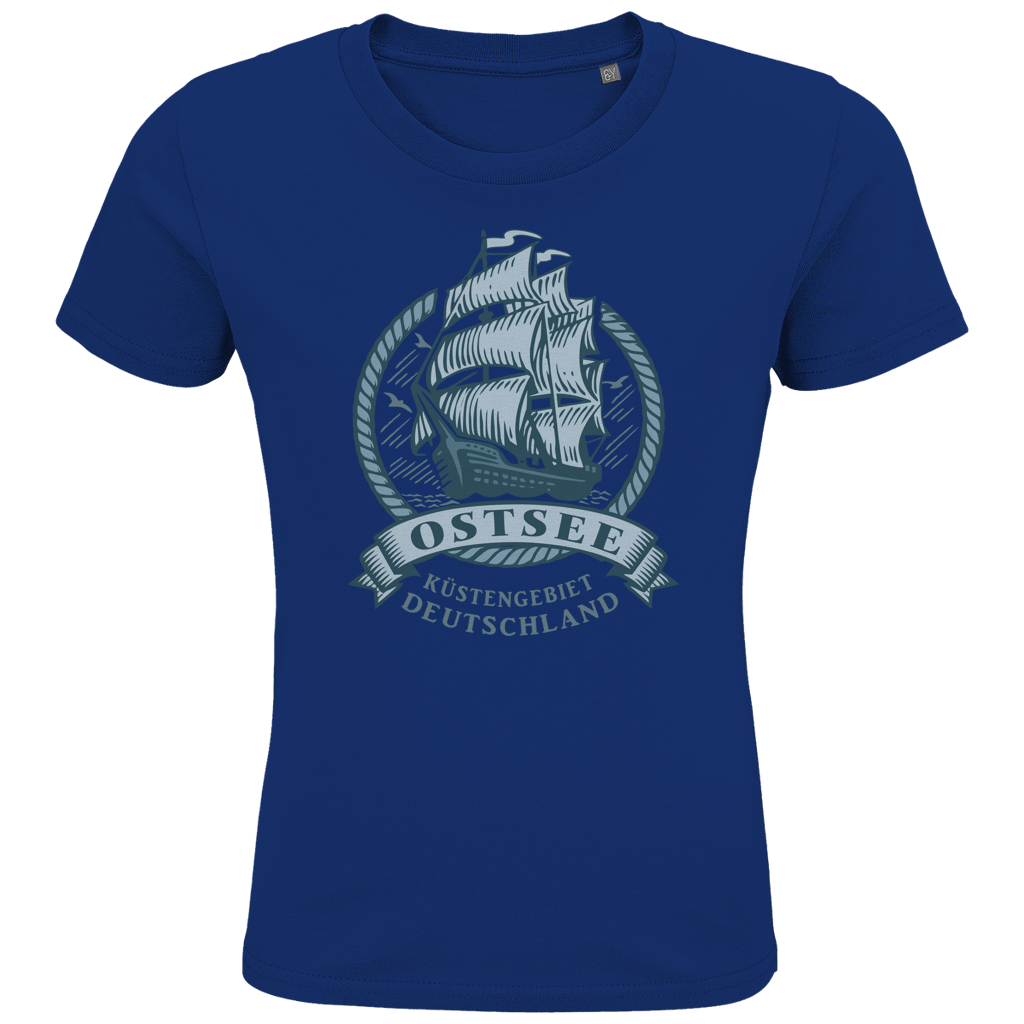 T-Shirt Kinder  "Ostsee Segelschiff" #462  einseitiger Druck