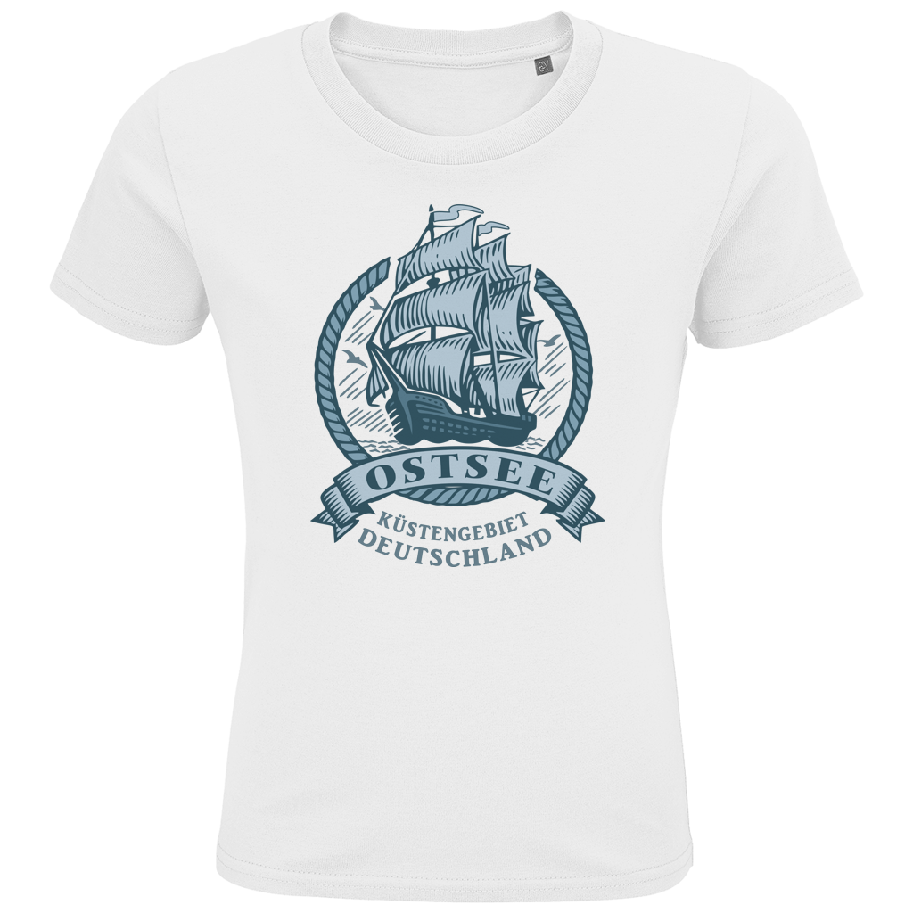 T-Shirt Kinder  "Ostsee Segelschiff" #462  einseitiger Druck