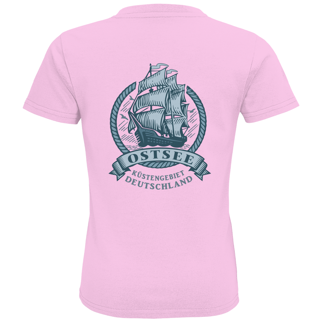 T-Shirt Kinder  "Ostsee Segelschiff" #462  beidseitiger Druck