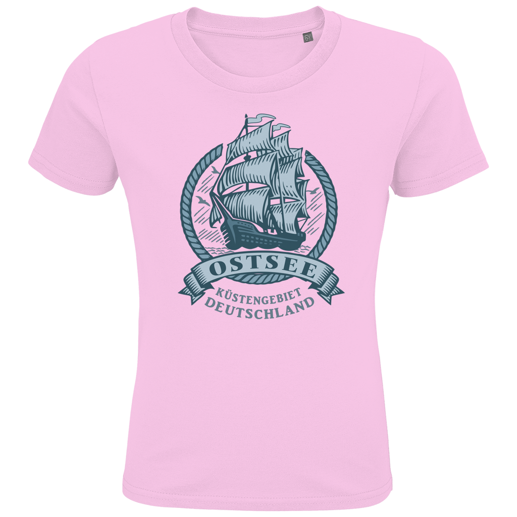 T-Shirt Kinder  "Ostsee Segelschiff" #462  beidseitiger Druck