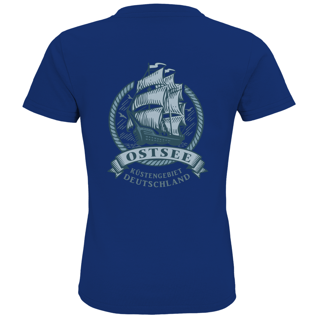 T-Shirt Kinder  "Ostsee Segelschiff" #462  beidseitiger Druck