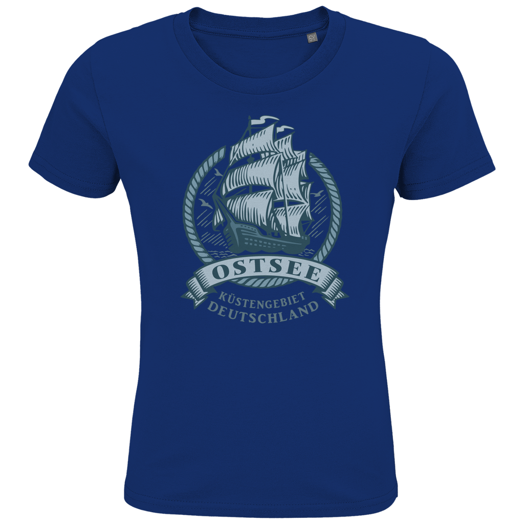 T-Shirt Kinder  "Ostsee Segelschiff" #462  beidseitiger Druck