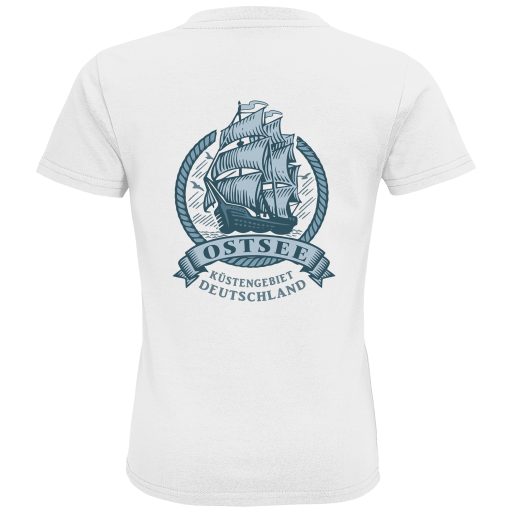 T-Shirt Kinder  "Ostsee Segelschiff" #462  beidseitiger Druck