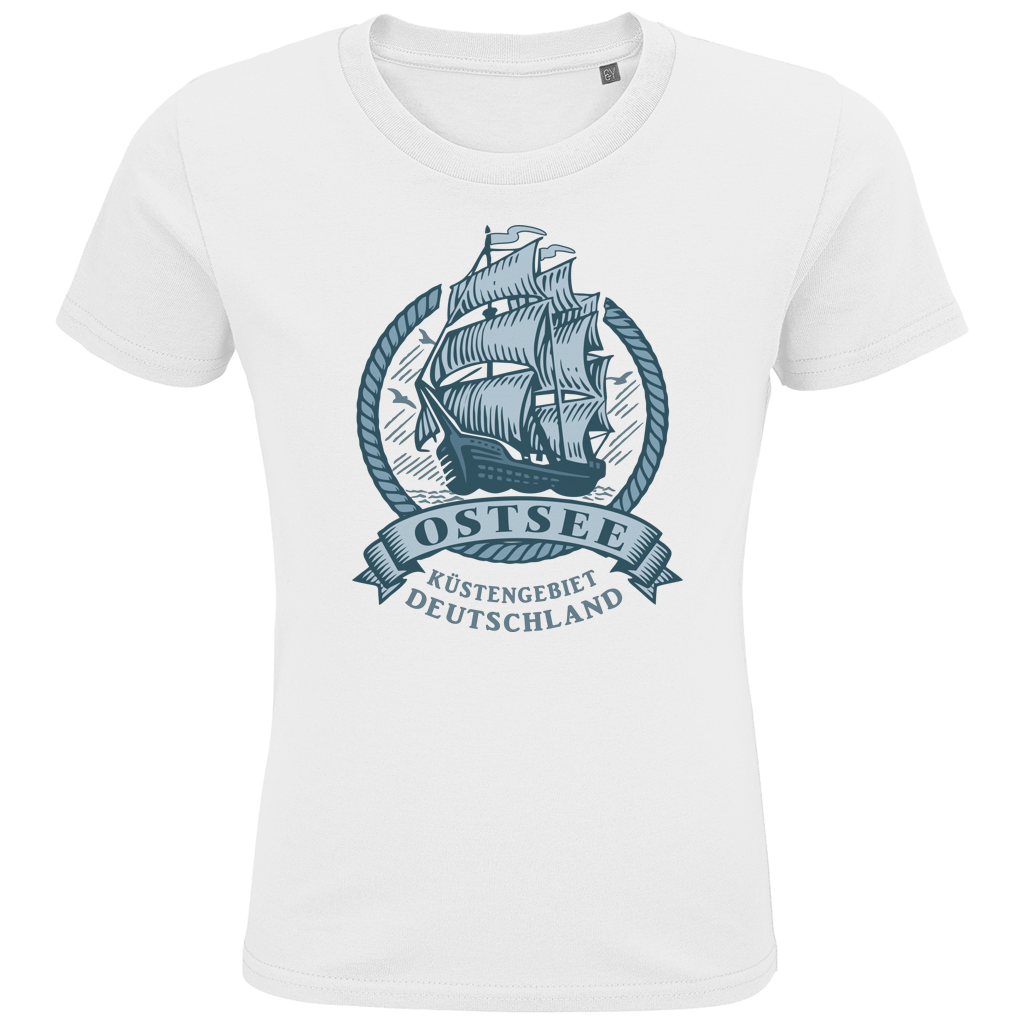 T-Shirt Kinder  "Ostsee Segelschiff" #462  beidseitiger Druck