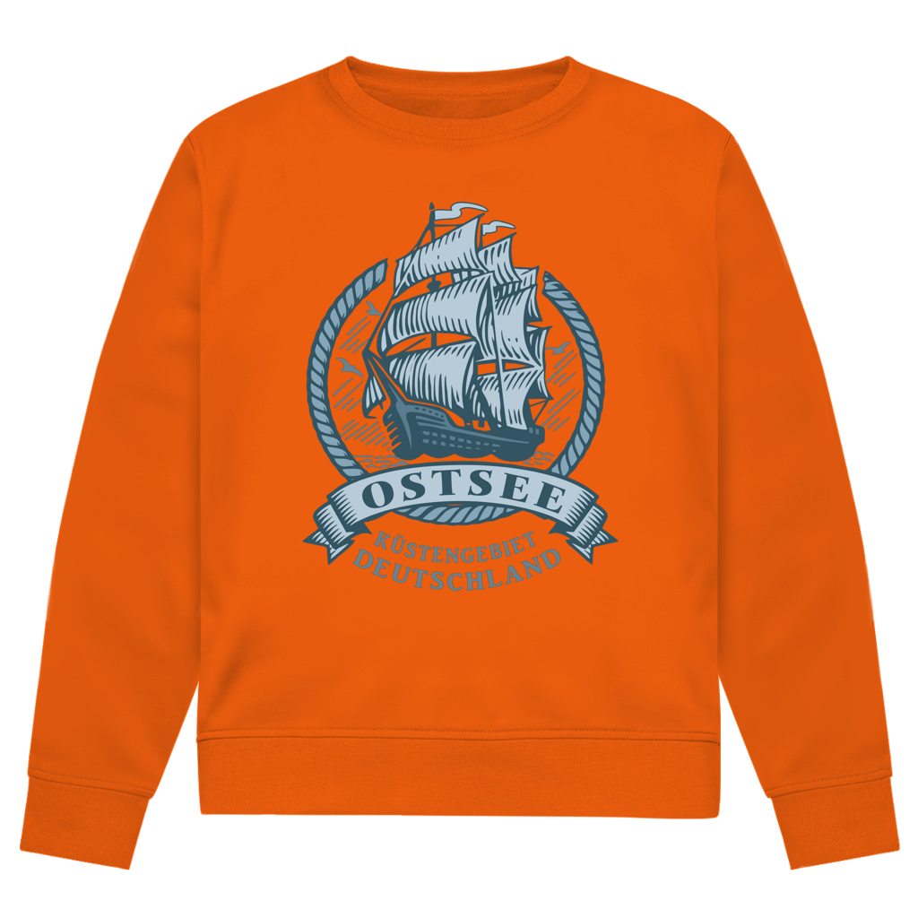Sweatshirt Herren  "Ostsee Segelschiff" #462  - einseitiger Druck