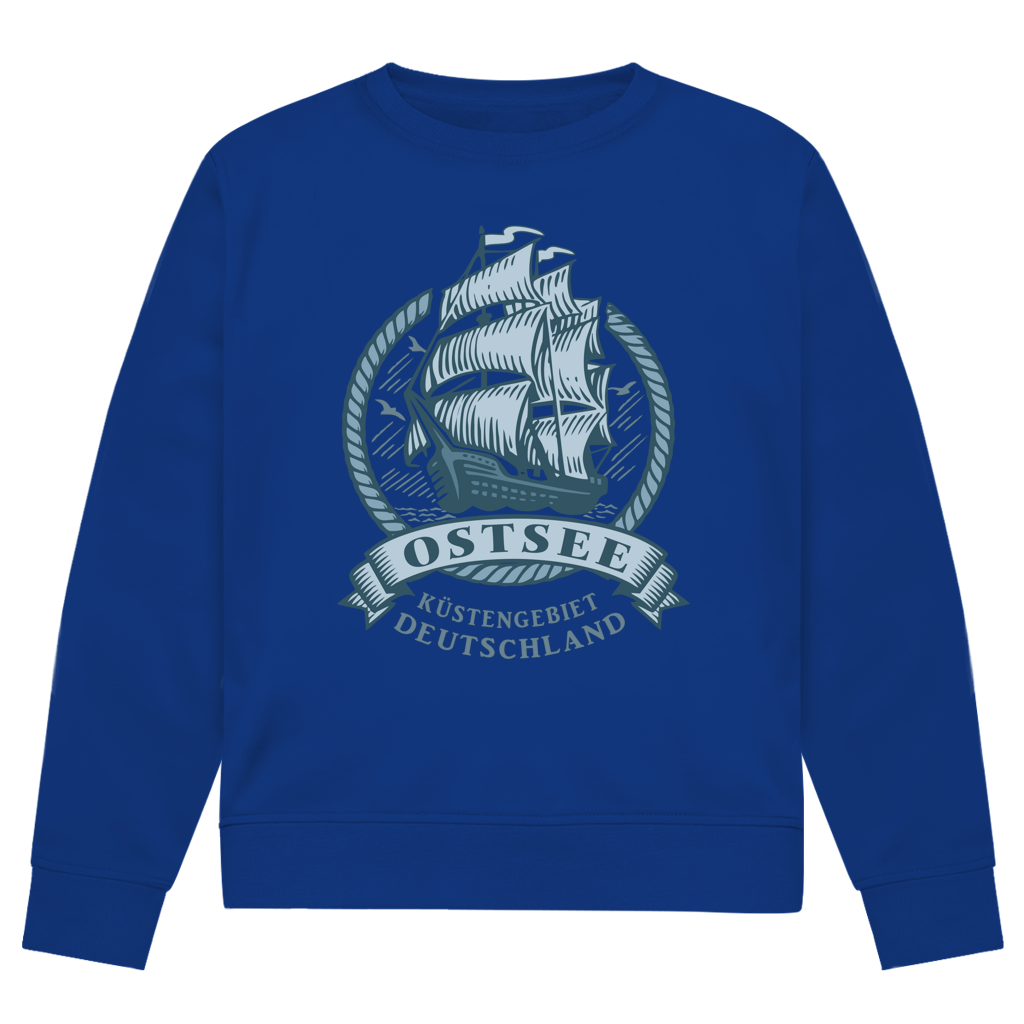 Sweatshirt Herren  "Ostsee Segelschiff" #462  - einseitiger Druck