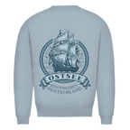 Sweatshirt Herren  "Ostsee Segelschiff" #462  - beidseitiger Druck