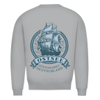 Sweatshirt Herren  "Ostsee Segelschiff" #462  - beidseitiger Druck
