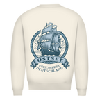 Sweatshirt Herren  "Ostsee Segelschiff" #462  - beidseitiger Druck