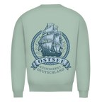 Sweatshirt Herren  "Ostsee Segelschiff" #462  - beidseitiger Druck