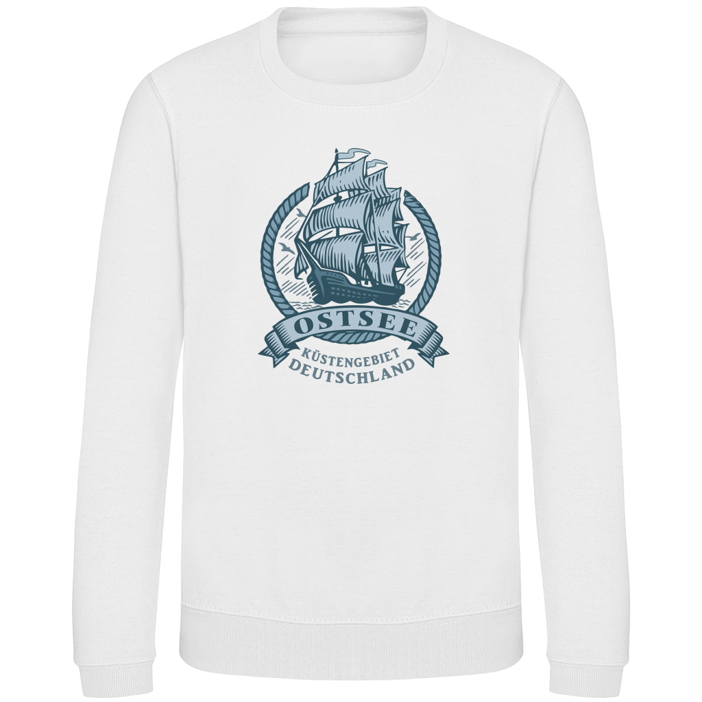 Sweatshirt Kinder   "Ostsee Segelschiff" #462