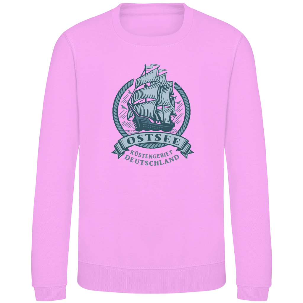 Sweatshirt Kinder   "Ostsee Segelschiff" #462