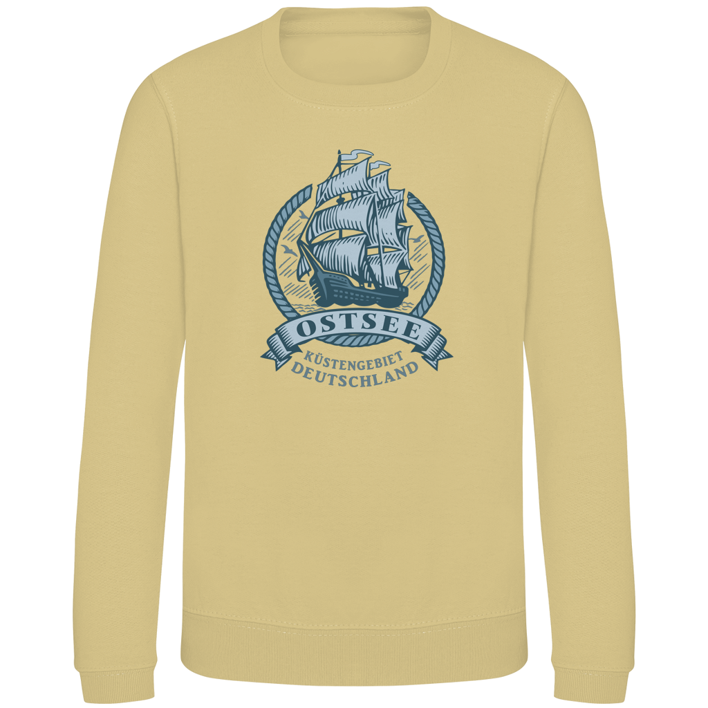 Sweatshirt Kinder   "Ostsee Segelschiff" #462