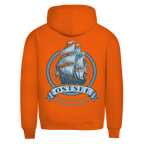 Hoodie Herren  "Ostsee Segelschiff" #462 - beidseitiger Druck