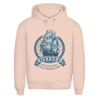 Hoodie Herren  "Ostsee Segelschiff" #462 - beidseitiger Druck