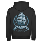 Hoodie-Jacke  "Ostsee Segelschiff" #462 - beidseitiger Druck