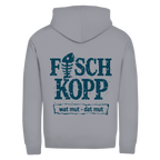 Hoodie-Jacke  "Ostsee Segelschiff" #462 - beidseitiger Druck