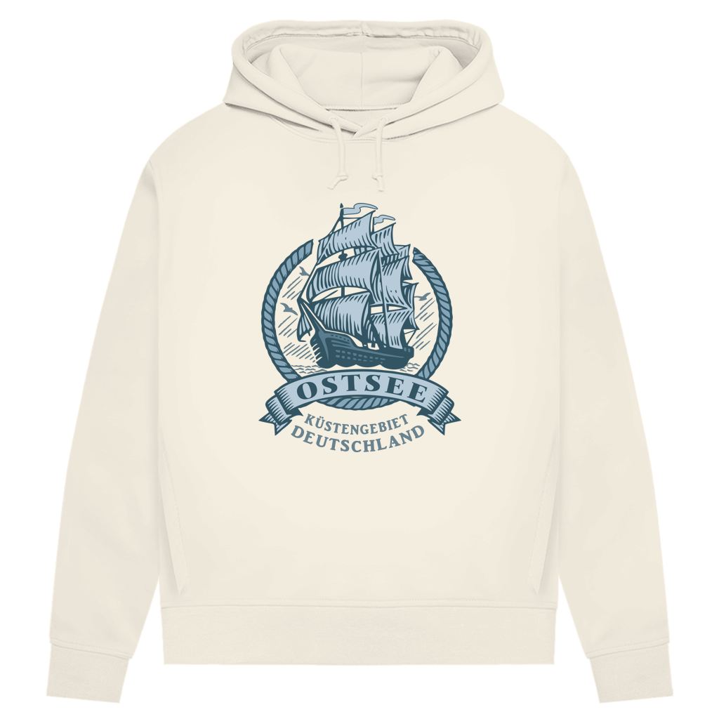 Hoodie Damen  "Ostsee Segelschiff" #462