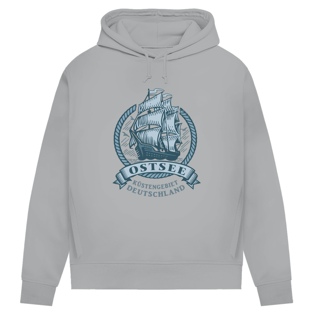 Hoodie Damen  "Ostsee Segelschiff" #462