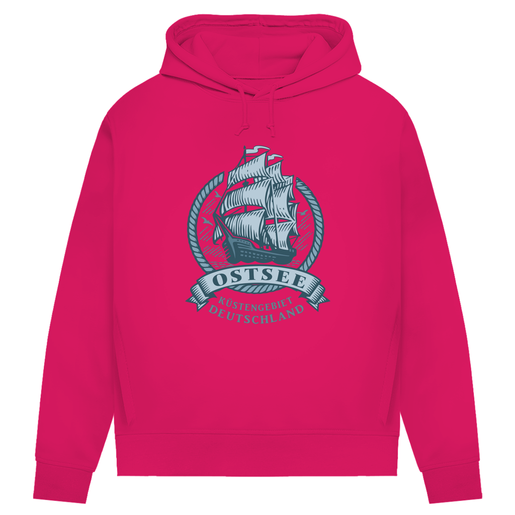 Hoodie Damen  "Ostsee Segelschiff" #462