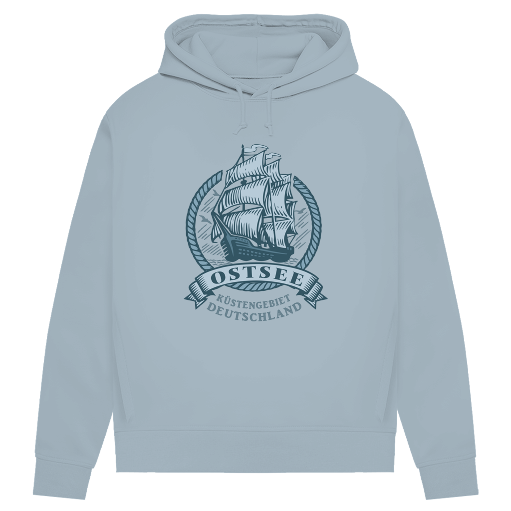 Hoodie Damen  "Ostsee Segelschiff" #462