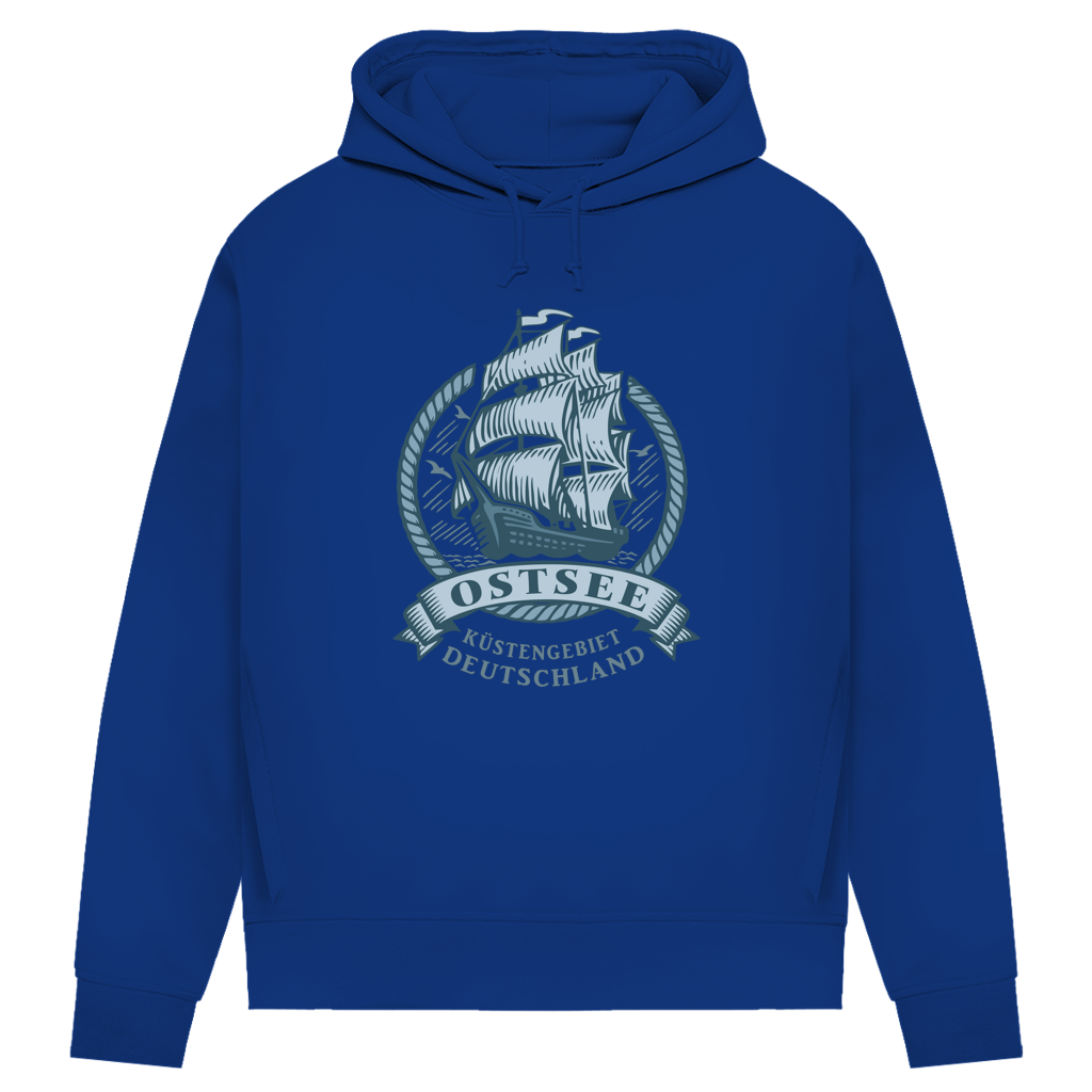 Hoodie Damen  "Ostsee Segelschiff" #462