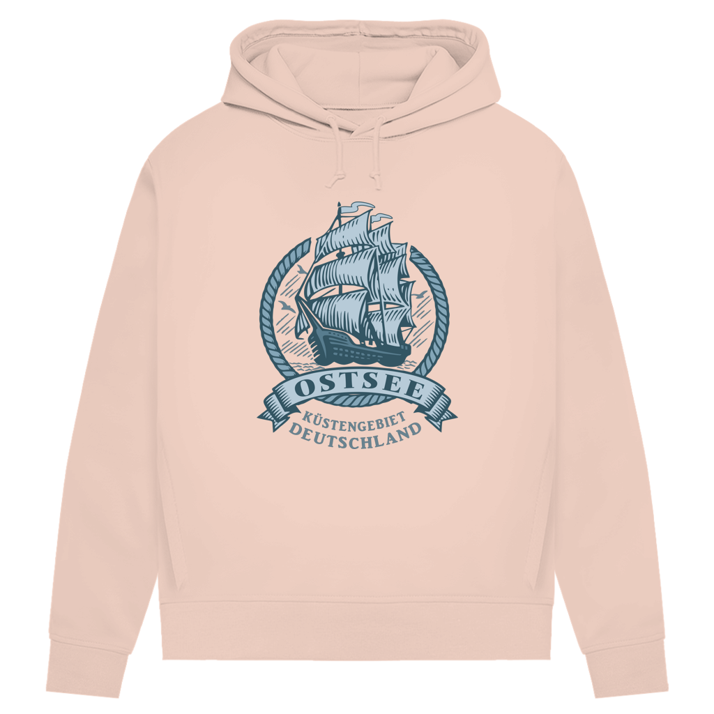 Hoodie Damen  "Ostsee Segelschiff" #462