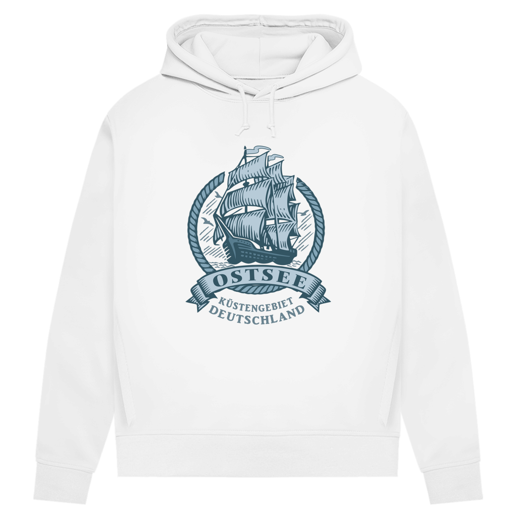 Hoodie Damen  "Ostsee Segelschiff" #462