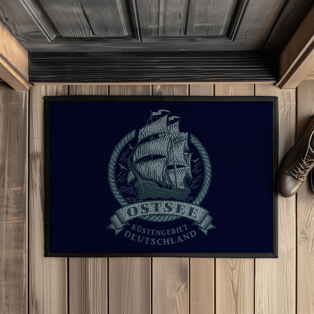 Fußmatte   "Ostsee Segelschiff" #462