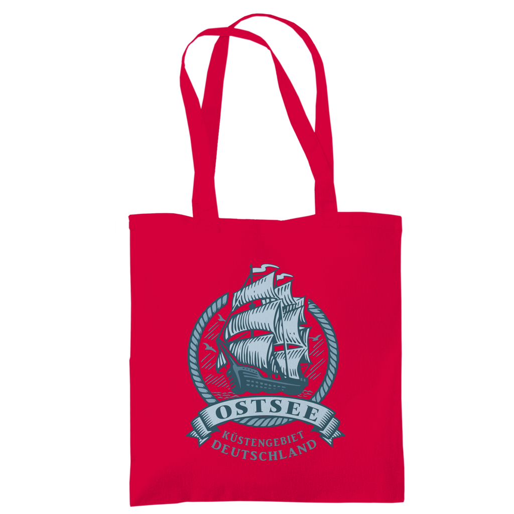 Baumwolltasche  "Ostsee Segelschiff" #462